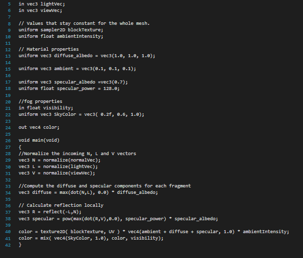 Code picture of the movement