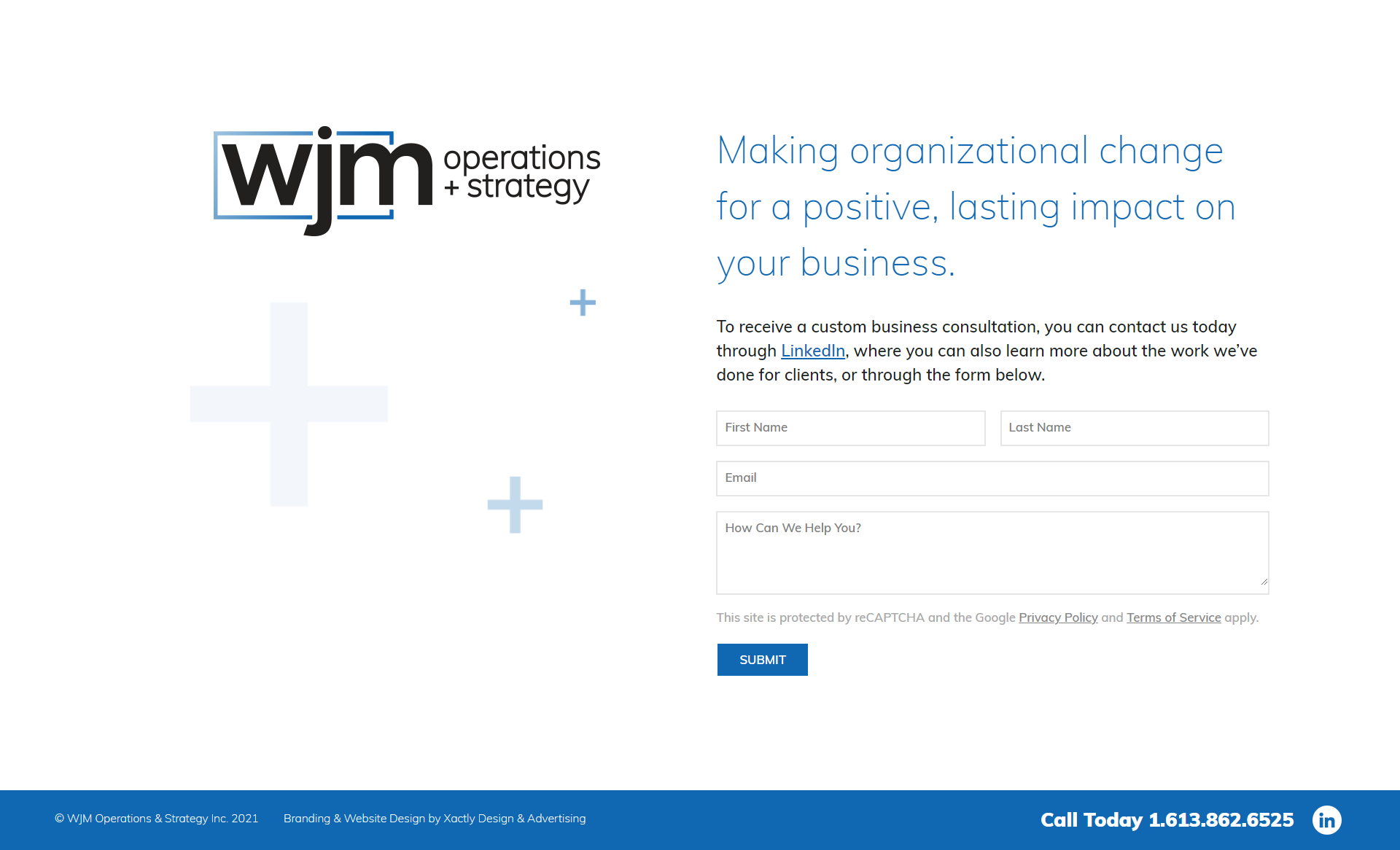 picture of the old homepage